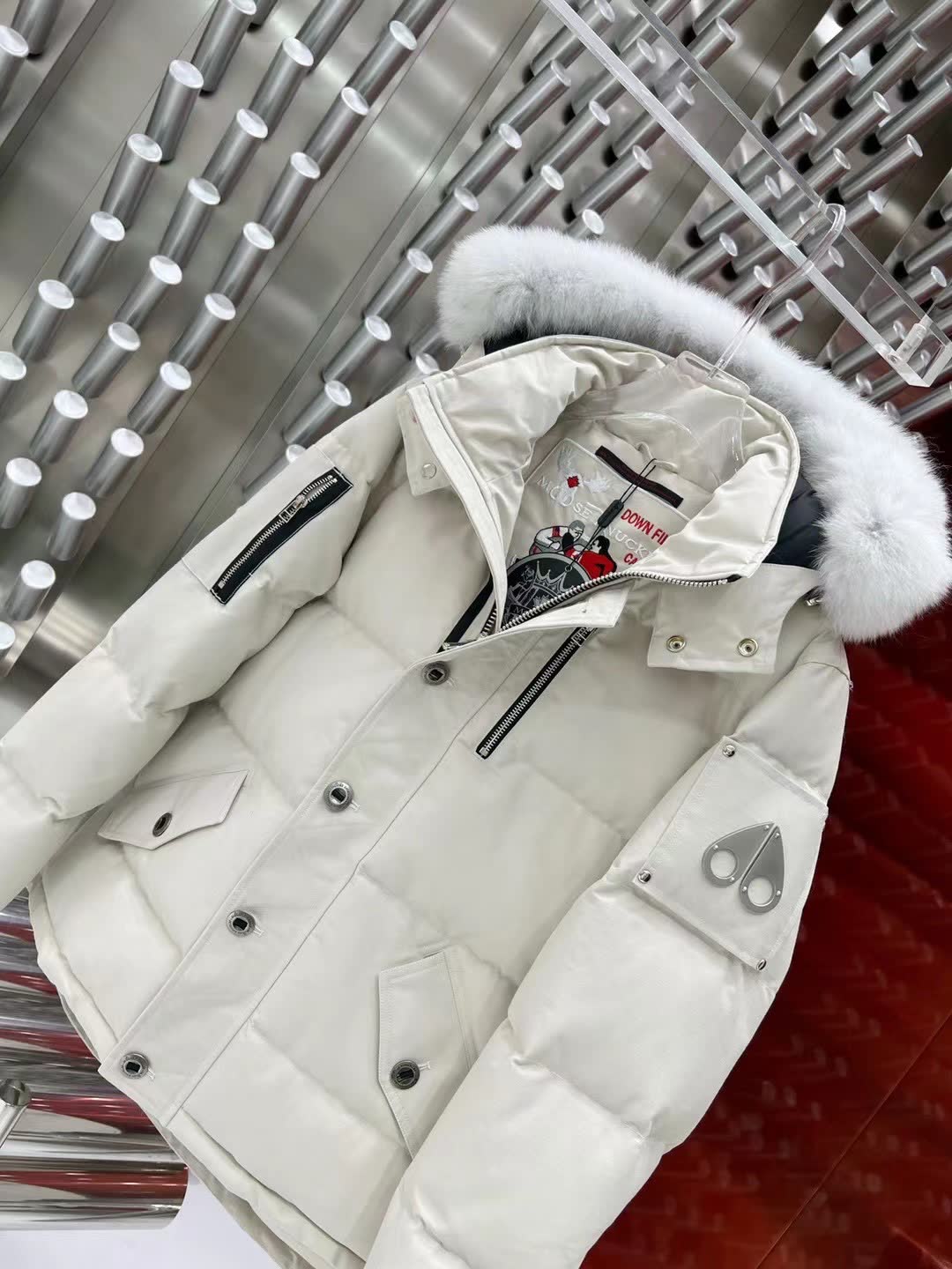 Moose Knuckles Hooded Down Jacket Moose Knuckles Hooded Down Jacket